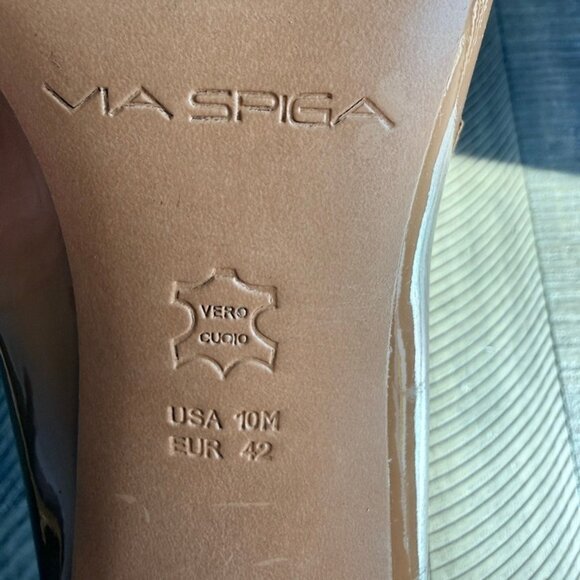 Via Spiga Patent Leather Mary Jane Pumps - Picture 3 of 9